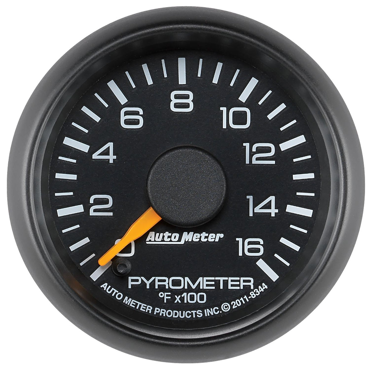 AutoMeter 8344 Factory Match 2-1/16in 0-1600 Degrees F Full Sweep Electric Pyrometer (EGT) Gauge for GM