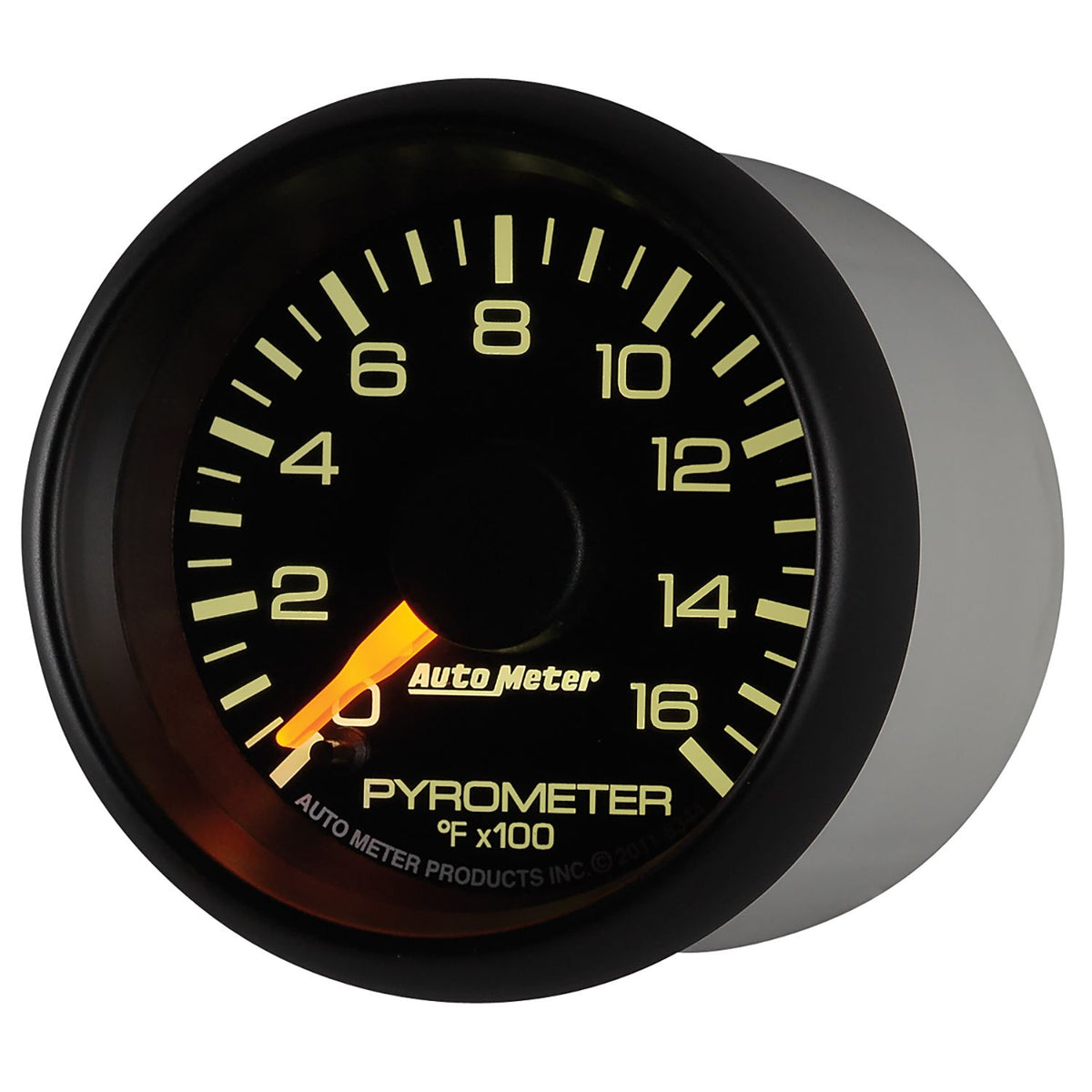 AutoMeter 8344 Factory Match 2-1/16in 0-1600 Degrees F Full Sweep Electric Pyrometer (EGT) Gauge for GM