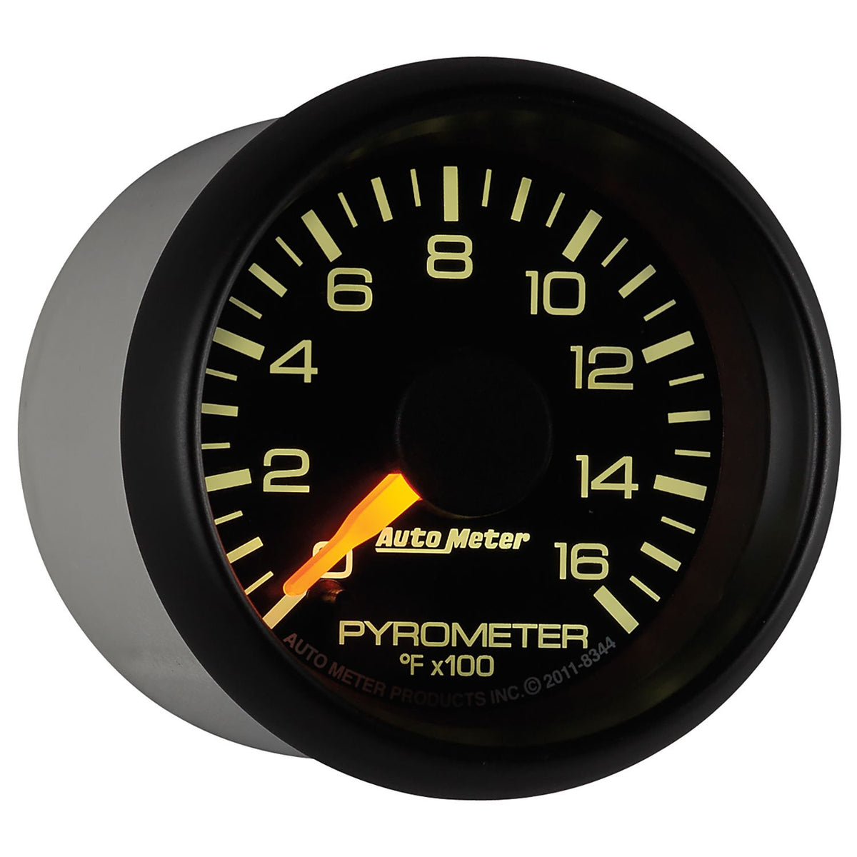 AutoMeter 8344 Factory Match 2-1/16in 0-1600 Degrees F Full Sweep Electric Pyrometer (EGT) Gauge for GM