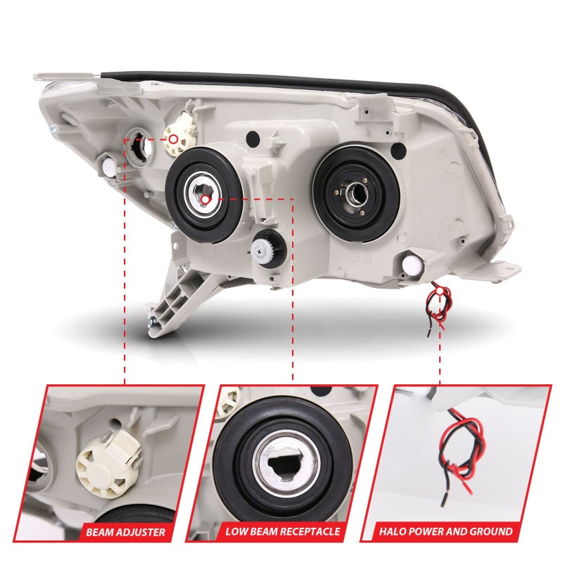 ANZO 2006-2009 Toyota 4Runner LED Projector Headlights