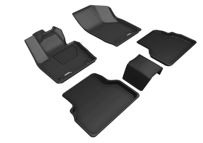 3D MAXpider Kagu Front & Rear Floor Mats for 2015-2018 Audi Q3