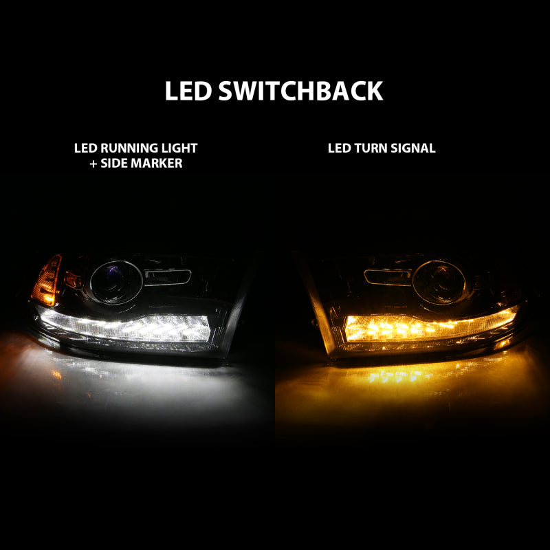 ANZO 2011-2018 RAM 1500 LED Projector Headlights