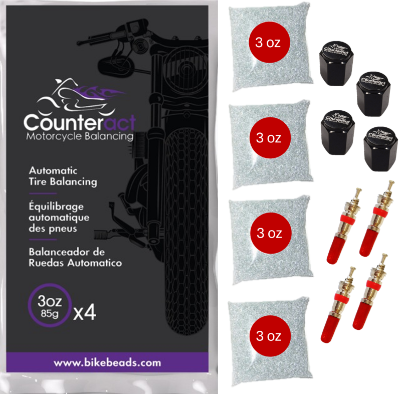 Counteract MK3oz Motorcycle Balancing Bead Shop Pack (4) 3oz Bags