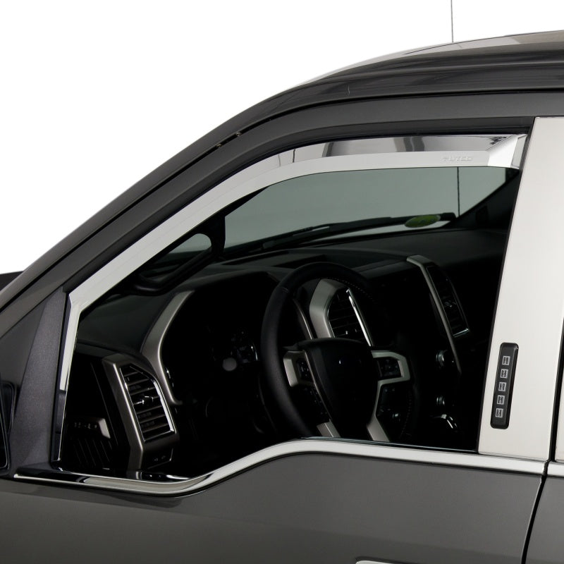 Putco for 2017-2020 Ford Super Duty - Crew Cab (Set of 4) Element Chrome Window Visors