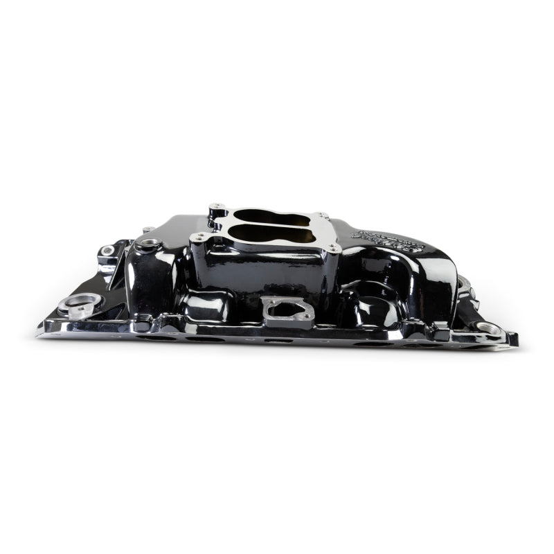 Edelbrock 2161-BP 1965-1990 Big Block Chevrolet Oval Port Heads Performer 2-O Manifold - Black