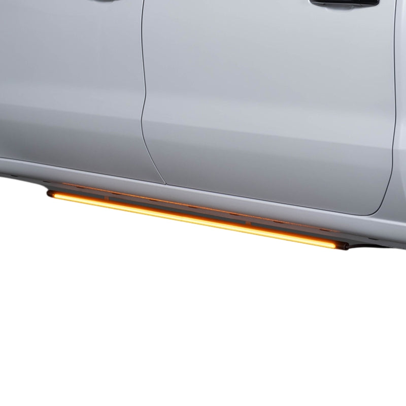 Putco for 2011-2022 Dodge Durango Blade Rocker Kits Sideliners - Amber/White with White Override