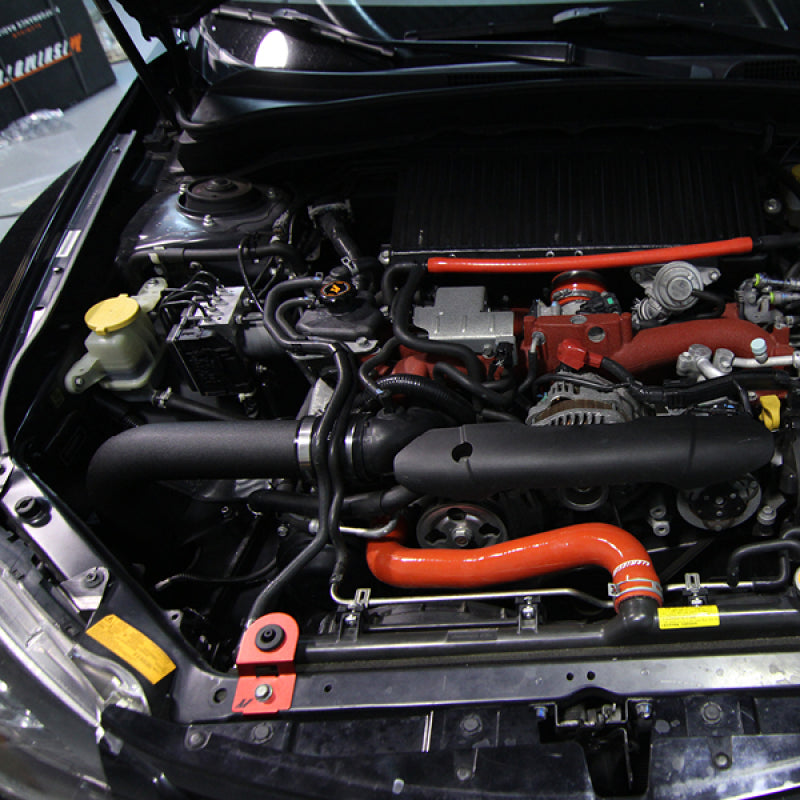 Mishimoto 08+ Subaru WRX/STi Performance Cold Air Intake Kit - Wrinkle Black - #MMAI-STI-08WBK