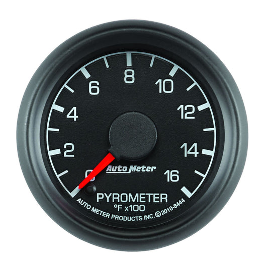 AutoMeter 8444 Factory Match 52mm Full Sweep Electric 0-1600 Degrees F EGT Pyrometer Gauge for Ford