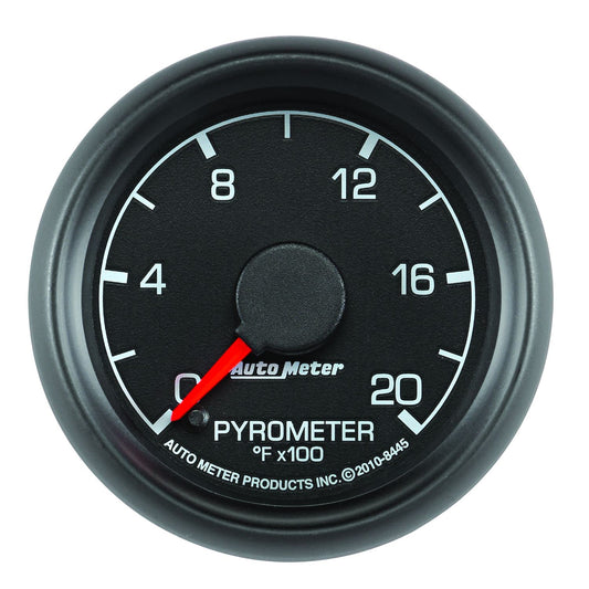 AutoMeter 8445 Factory Match 52mm Full Sweep Electric 0-2000 Degrees F EGT Pyrometer Gauge for Ford