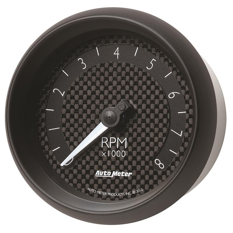 AutoMeter 8097 GT Series 3-3/8in In Dash 8K RPM Tachometer