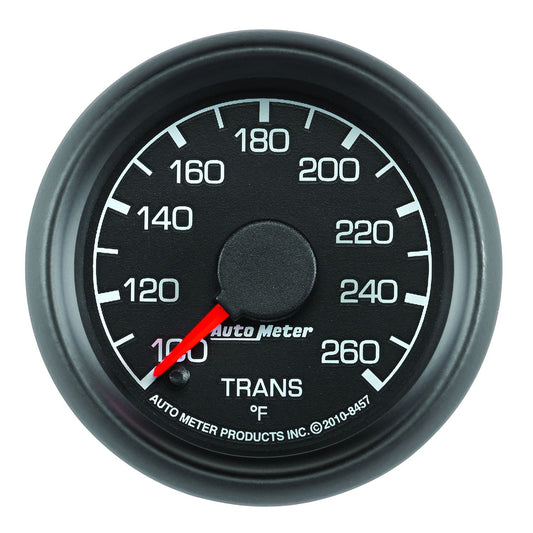 AutoMeter 8457 Factory Match 52mm Full Sweep Electric 100-260 Degrees F Transmission Temperature Gauge for Ford