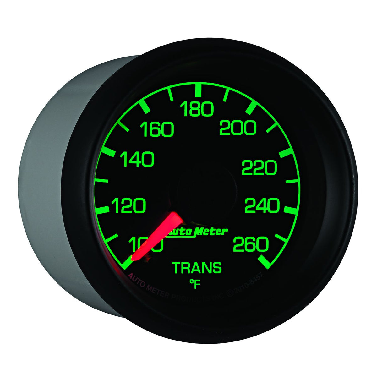 AutoMeter 8457 Factory Match 52mm Full Sweep Electric 100-260 Degrees F Transmission Temperature Gauge for Ford