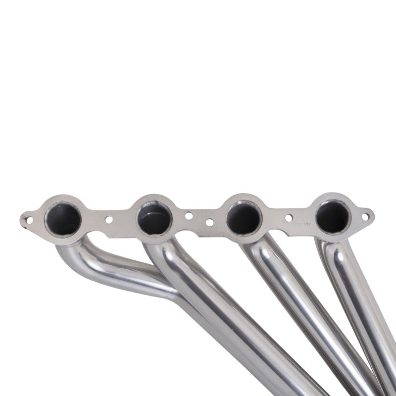 BBK Performance 40210 Long Tube Headers with High Flow Catalytic Converters 1-3/4 Silver Ceramic for 2010-2015 Chevrolet Camaro SS / ZL1 (6.2L)