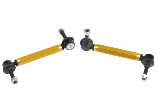 Whiteline KLC173 Rear Sway Bar Link Kit Heavy Duty-Adjustable Steel Ball for 1998-2005 Hyundai Sonata, 2009-2012 Nissan GT-R