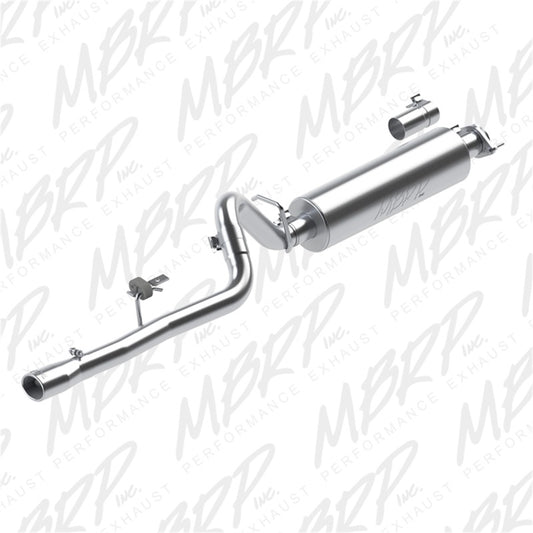 MBRP S5534AL Cat-Back Exhaust System - 1986-2001 Jeep Cherokee (XJ) 2.5L / 4.0L (Street) | Aluminized