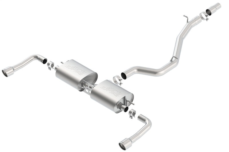 Borla 140682 14-16 Audi A3 Quattro 2.0L Turbo AT/MT RWD 4DR S-Type Cat-Back Exhaust Single Split Rear Exit - #140682