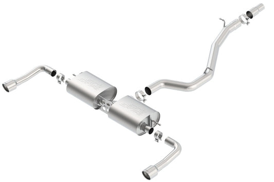 Borla 140682 14-16 Audi A3 Quattro 2.0L Turbo AT/MT RWD 4DR S-Type Cat-Back Exhaust Single Split Rear Exit - #140682