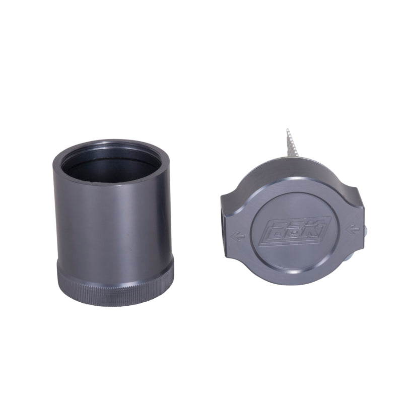 BBK Performance 1895 Oil Separator Kit Billet Aluminum, Passenger Side for 2005-2010 Ford Mustang V6 (4.0L)