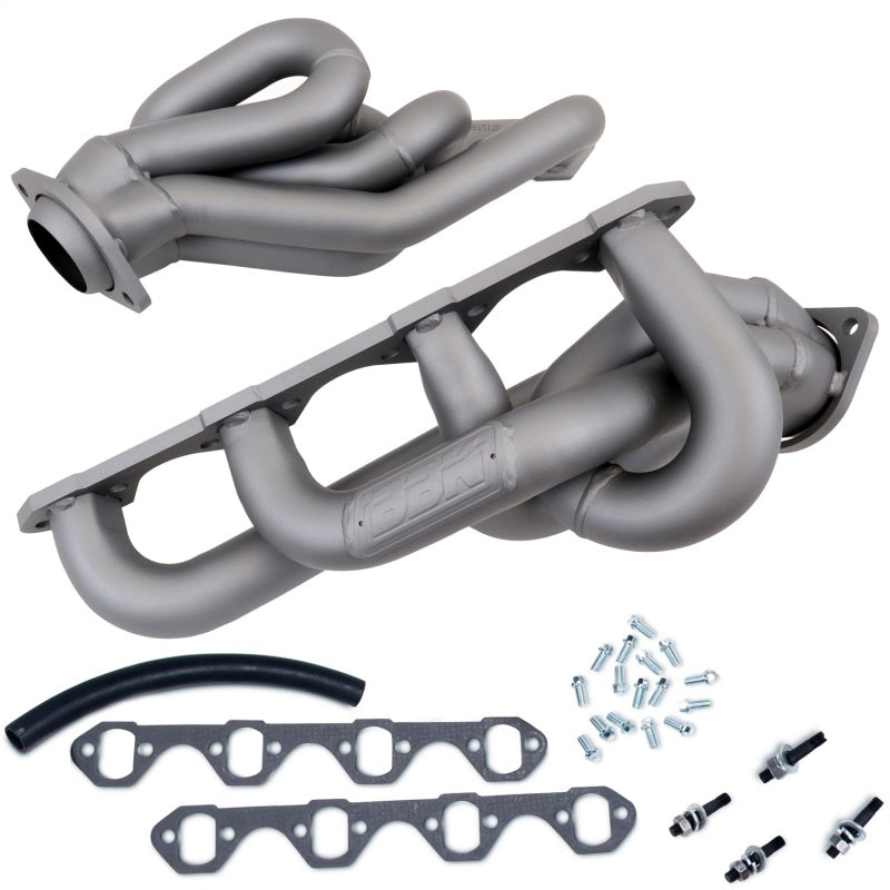 BBK Performance 1512 Shorty Tuned Length Headers 1-5/8 Titanium Ceramic for 1986-1993 Ford Mustang (5.0L) Excluding GT40P Heads