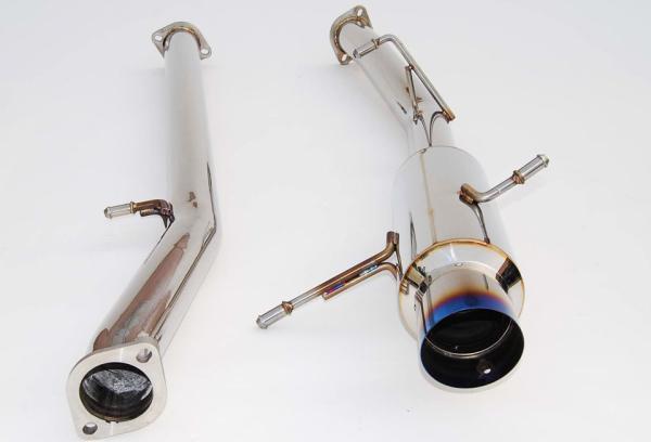 Invidia HS02SW1GRT 02-07 Subaru WRX/STI Racing Titanium tip cat-back Exhaust