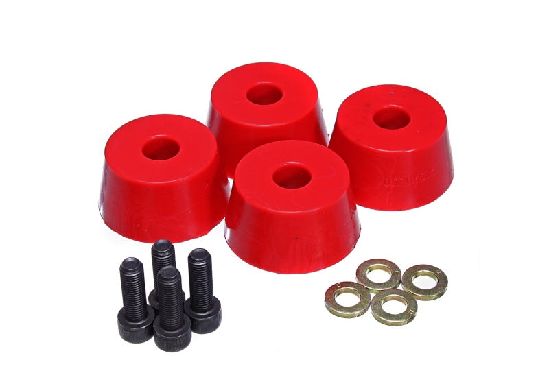 Energy Suspension for 96-02 4Runner Front Hyper Flex Red Bump Stop Set 8.9103R