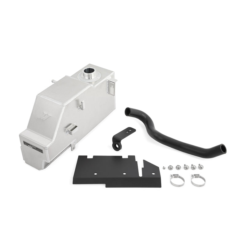 Mishimoto 11-19 Ford 6.7L Powerstroke Aluminum Degas Tank - Natural - #MMRT-F2D-11PN