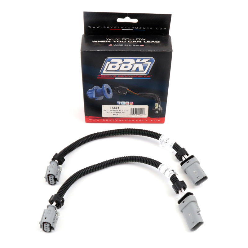 BBK Performance 11221 Rear O2 Sensor Extension Harness Kit for 2016-2024 Chevrolet Camaro SS (6.2L) Manual Transmission Only