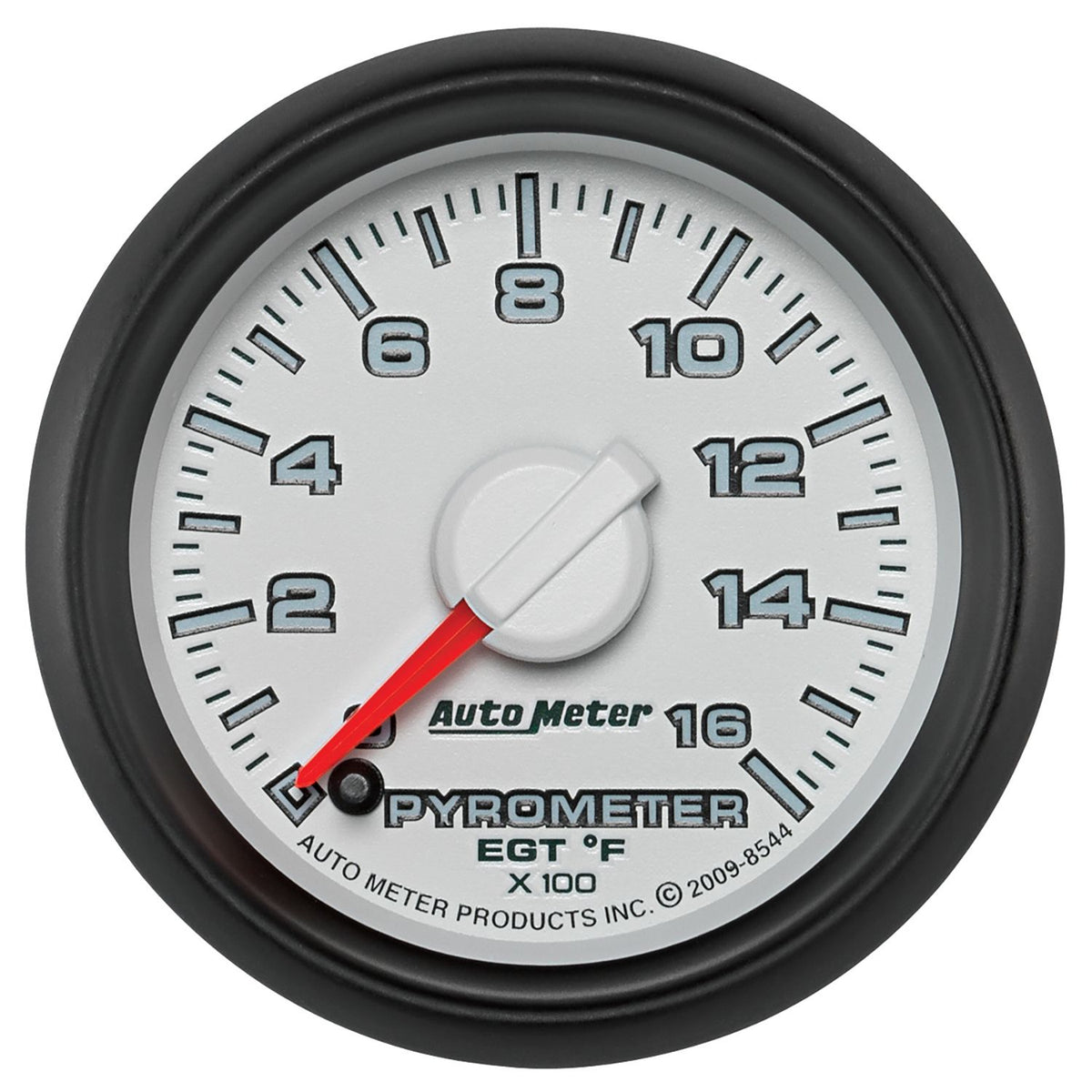AutoMeter 8544 Factory Match 52mm Full Sweep Electric 0-1600 Degrees F EGT Pyrometer for Gen 3 Dodge