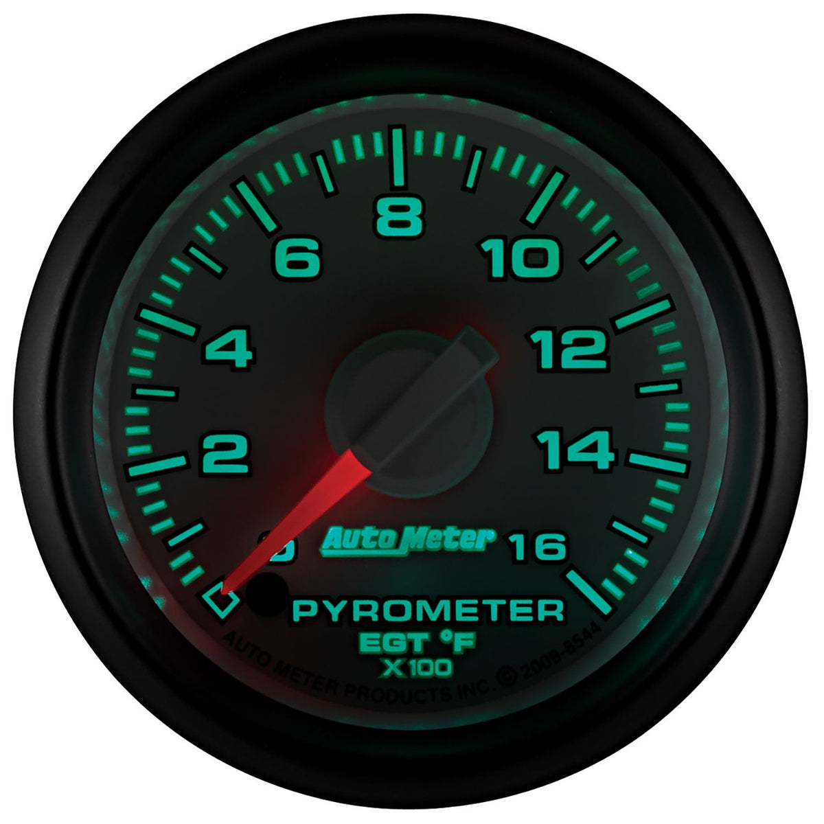 AutoMeter 8544 Factory Match 52mm Full Sweep Electric 0-1600 Degrees F EGT Pyrometer for Gen 3 Dodge