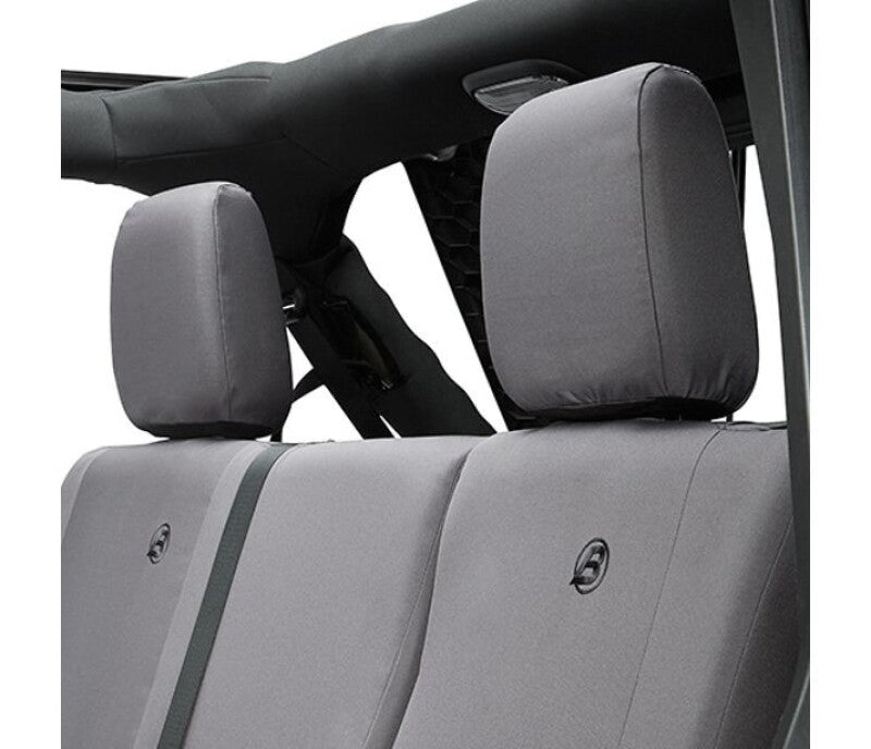 Bestop 13-18 Jeep Wrangler JK 4-Door Rear Seat Covers (Charcoal)