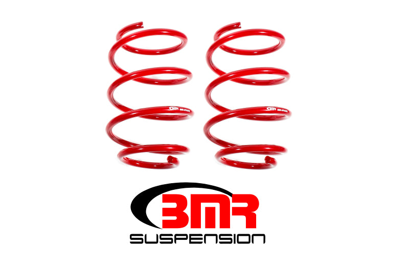 BMR 2016-2024 6th Gen Camaro V8 Front Performance Version Lowering Springs - Red