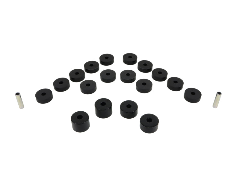 Whiteline W93542 Body Mount Bushing Set for 1974-1975 Jeep CJ5