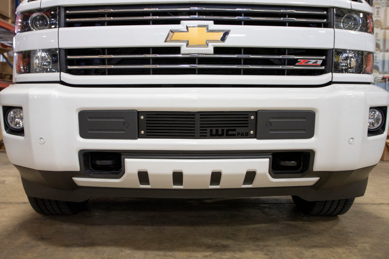 Wehrli Custom Fabrication WCF100290-FTB Bumper Grille Fine Texture Black for 2015-2019 Chevrolet Silverado 2500 HD / 3500 HD 6.6L LML/L5P Duramax