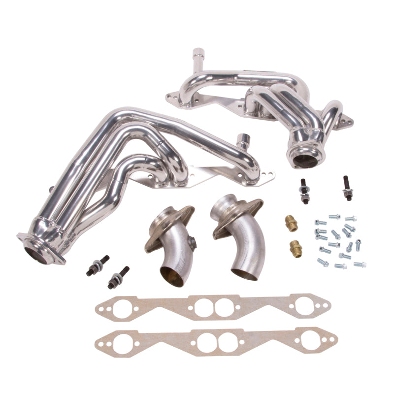 BBK Performance 15950 Shorty Tuned Length Headers 1-5/8 Silver Ceramic for 1994-1996 Chevrolet Impala SS (5.7L LT1)