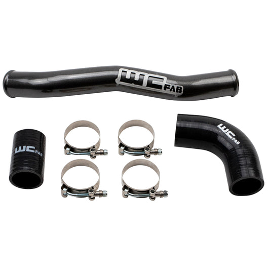 Wehrli Custom Fabrication WCF100541-GB Upper Coolant Pipe Gloss Black for 2020-2026 Chevrolet Silverado / GMC Sierra 2500 HD / 3500 HD 6.6L L5P Duramax