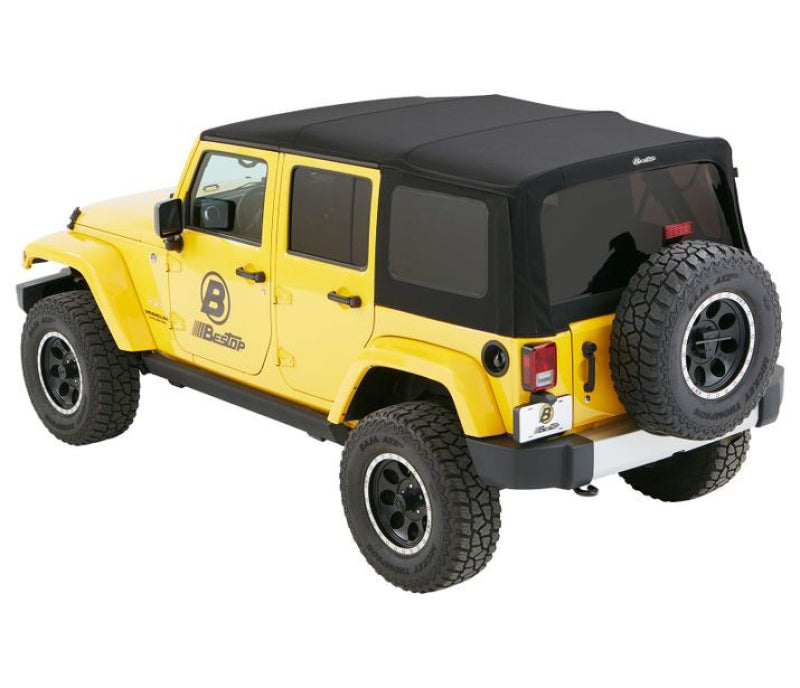 Bestop 07-18 for Jeep Wrangler JK 4-Door Supertop (Premium Black Twill)