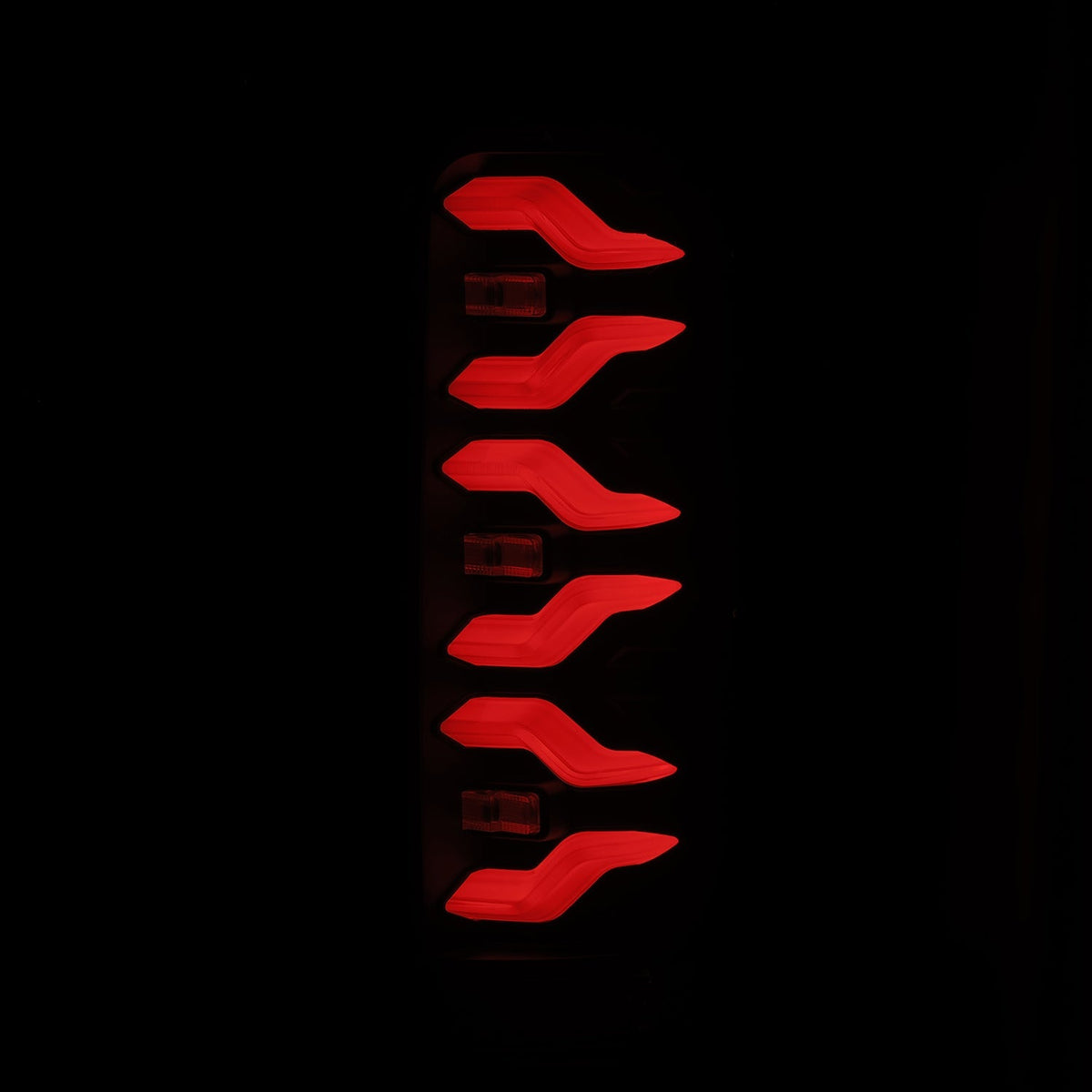 AlphaRex 658005 87-96 Ford Bronco/F-150 Luxx-Series LED Tail Lights - Black