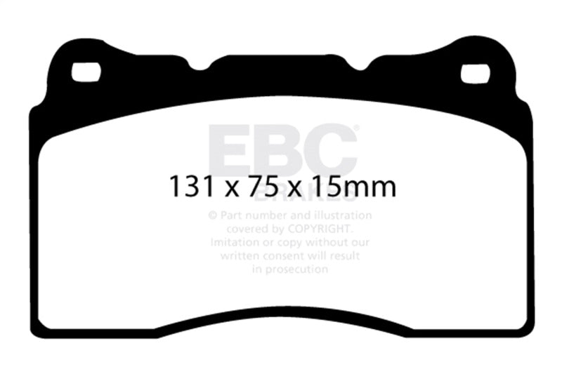 EBC 04-08 Acura TL 3.2 (Manual)(Brembo) Redstuff Front Brake Pads DP31210C