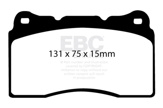 EBC 04-08 Acura TL 3.2 (Manual)(Brembo) Redstuff Front Brake Pads DP31210C