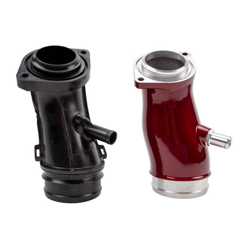 Wehrli Custom Fabrication WCF100775-RED High Flow Intake Horn WCFab Red for 2017-2026 Chevrolet Silverado / GMC Sierra 2500 HD / 3500 HD 6.6L L5P Duramax