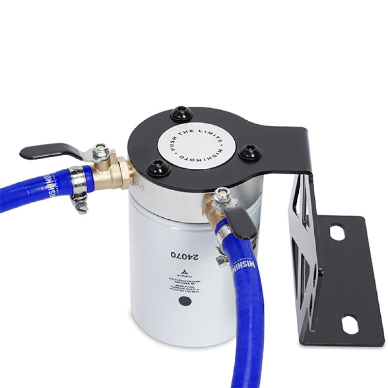 Mishimoto 08-10 Ford 6.4L Powerstroke Coolant Filtration Kit - Blue - #MMCFK-F2D-08BL