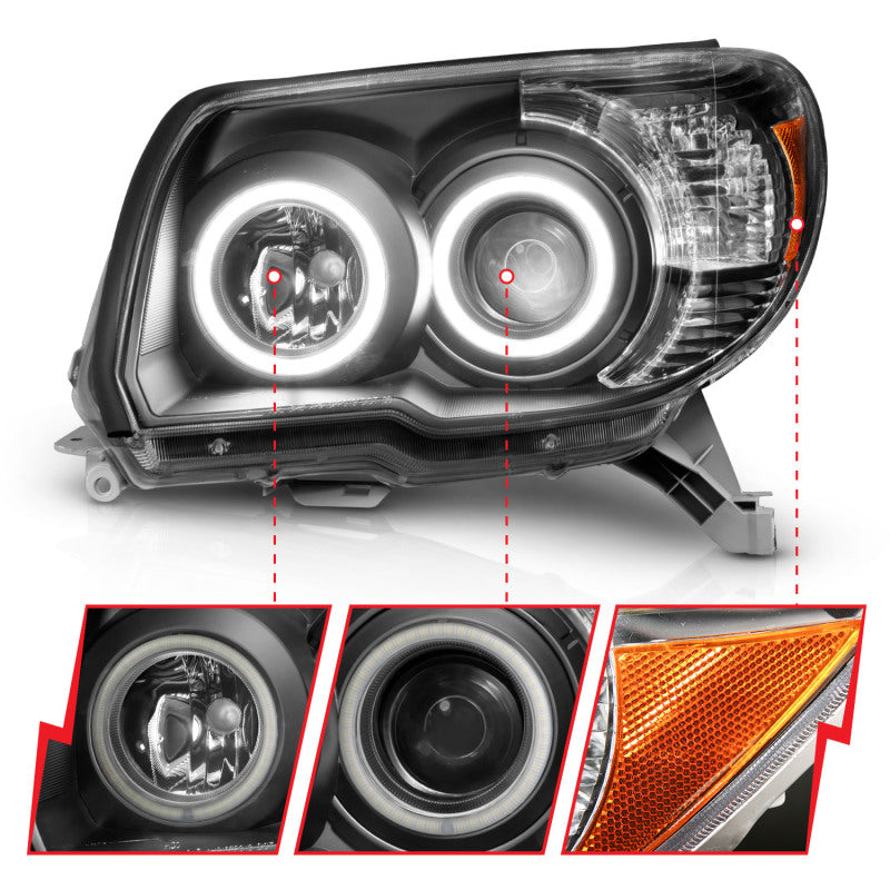 ANZO 2006-2009 Toyota 4Runner LED Projector Headlights