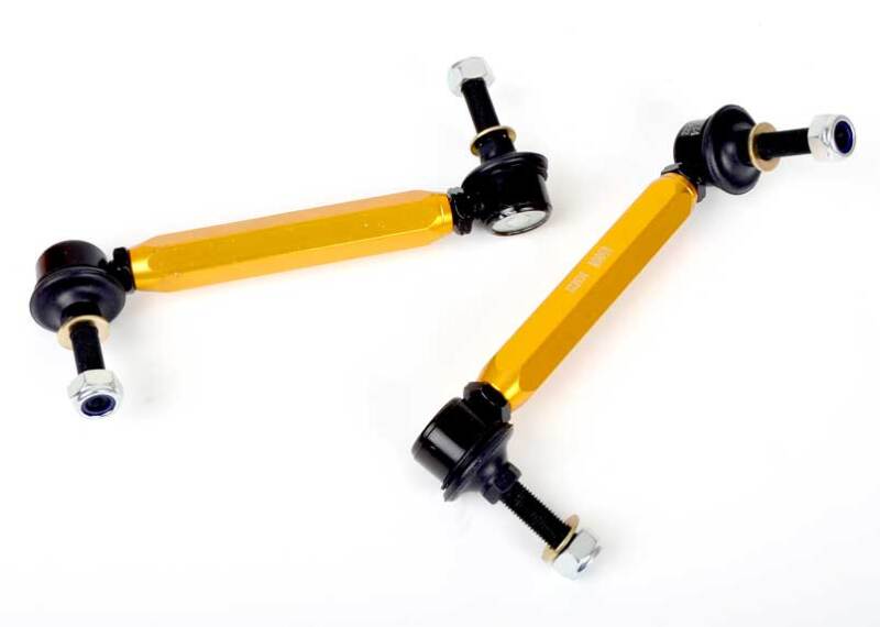 Whiteline KLC173 Rear Sway Bar Link Kit Heavy Duty-Adjustable Steel Ball for 1998-2005 Hyundai Sonata, 2009-2012 Nissan GT-R