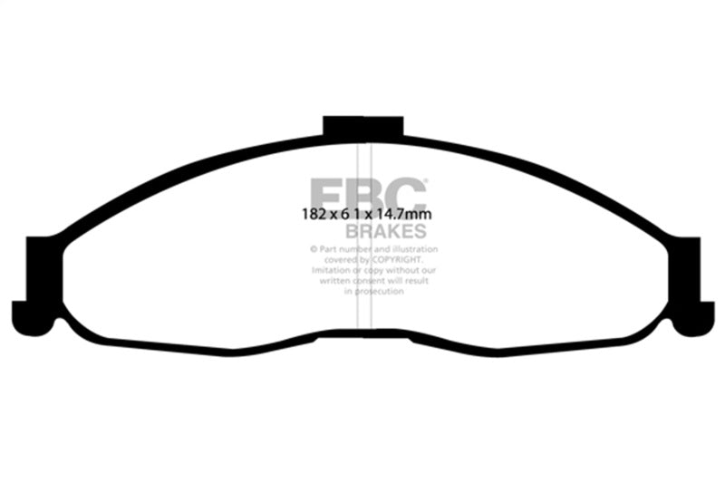 EBC 98-02 Chevrolet Camaro (4th Gen) 3.8 Yellowstuff Front Brake Pads DP41239R