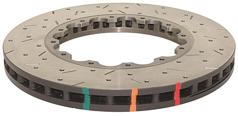DBA 09-11 Nissan GTR R-35 Front Drilled & Slotted T3 5000 Series Replacement Friction Ring ONLY
