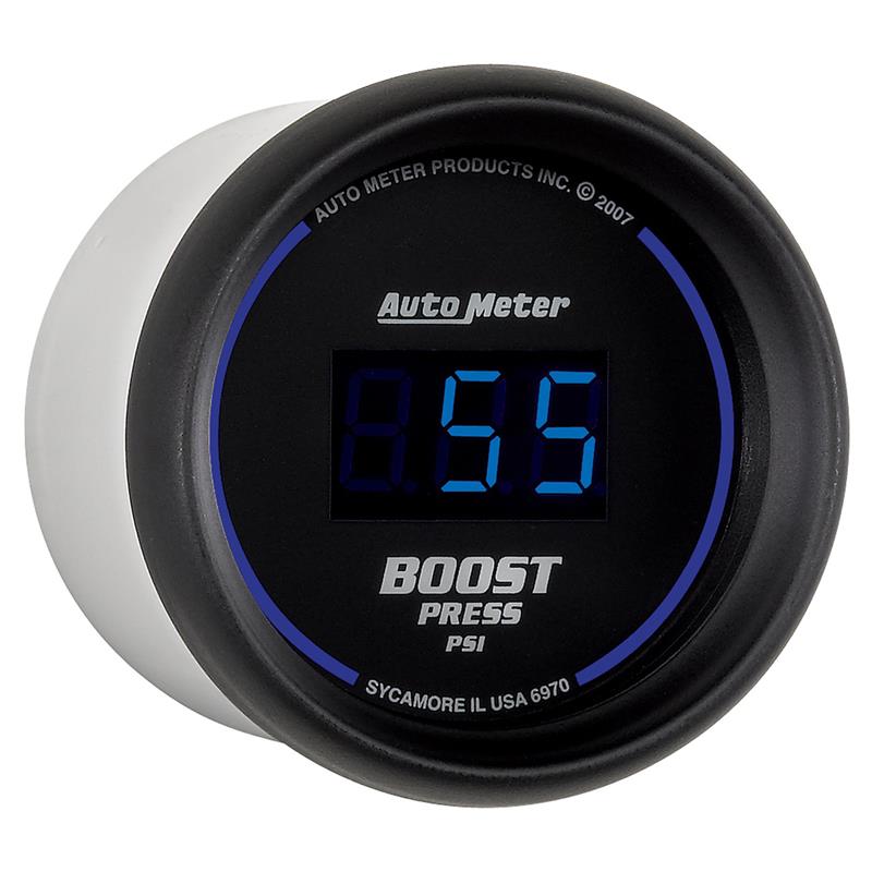 AutoMeter 6970 Cobalt Digital 52mm Digital 5-60 PSI Boost Gauge
