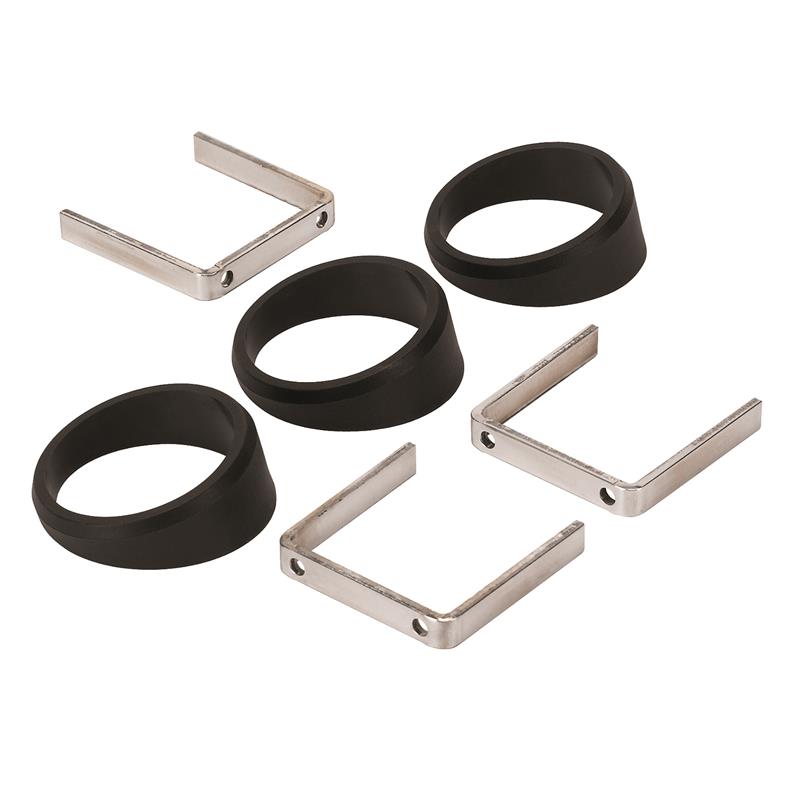 AutoMeter 2234 2-1/16in Black Gauge Angle Rings 3 Pack