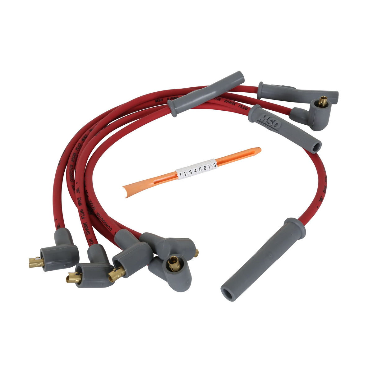 MSD 31949 Super Conductor Spark Plug Wire Set, 4 Cyl., 22R
