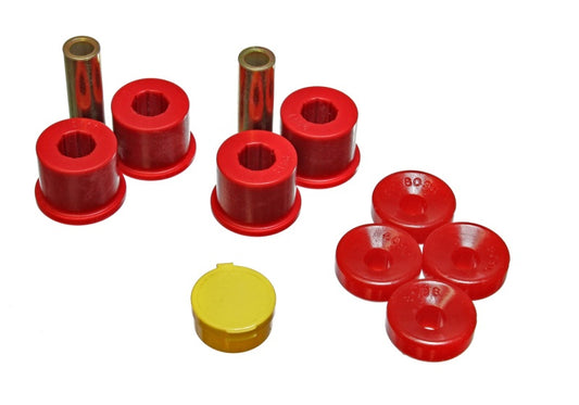 Energy Suspension for 1999-2000 Honda Civic Si Red Front Shock Bushing Set 16.8111R