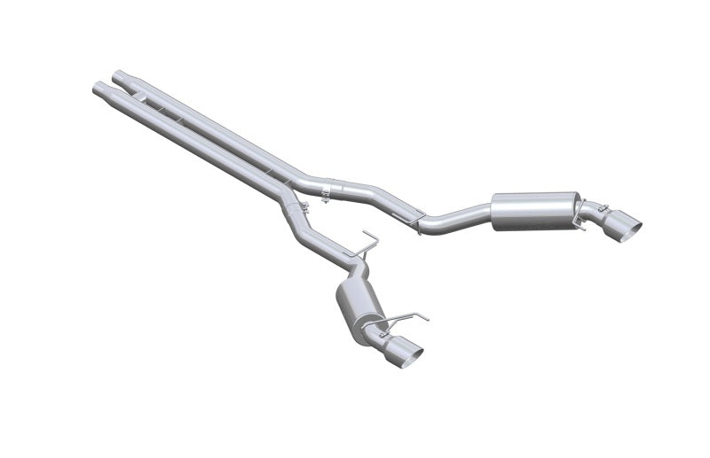 MBRP S7277AL Cat-Back Exhaust System - 2015-2017 Ford Mustang GT 5.0L (Street) | Aluminized